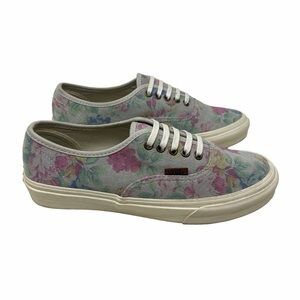 Vans Suede Leather Classic Floral Print Lowtop Sneaker Cottagecore 5M/6.5W
